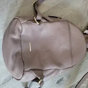 Rebecca Minkoff Medium Julian Leather Backpack in Mink Gold Rebecca Minkoff Mini Julian Pebbled Leather Convertible  main image 3